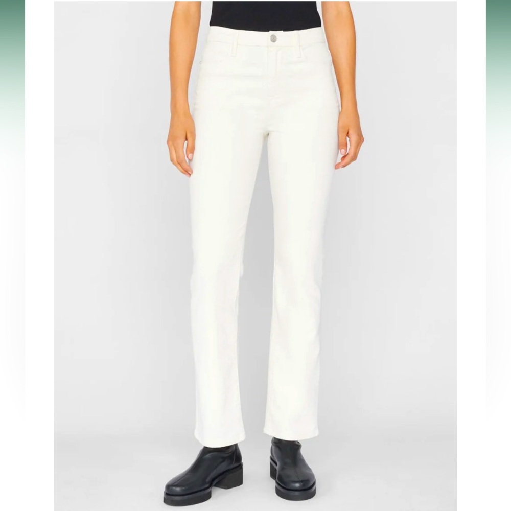 NWT Women’s Frame Le Super High Straight Leg Pants‎ Au Natural Size 29